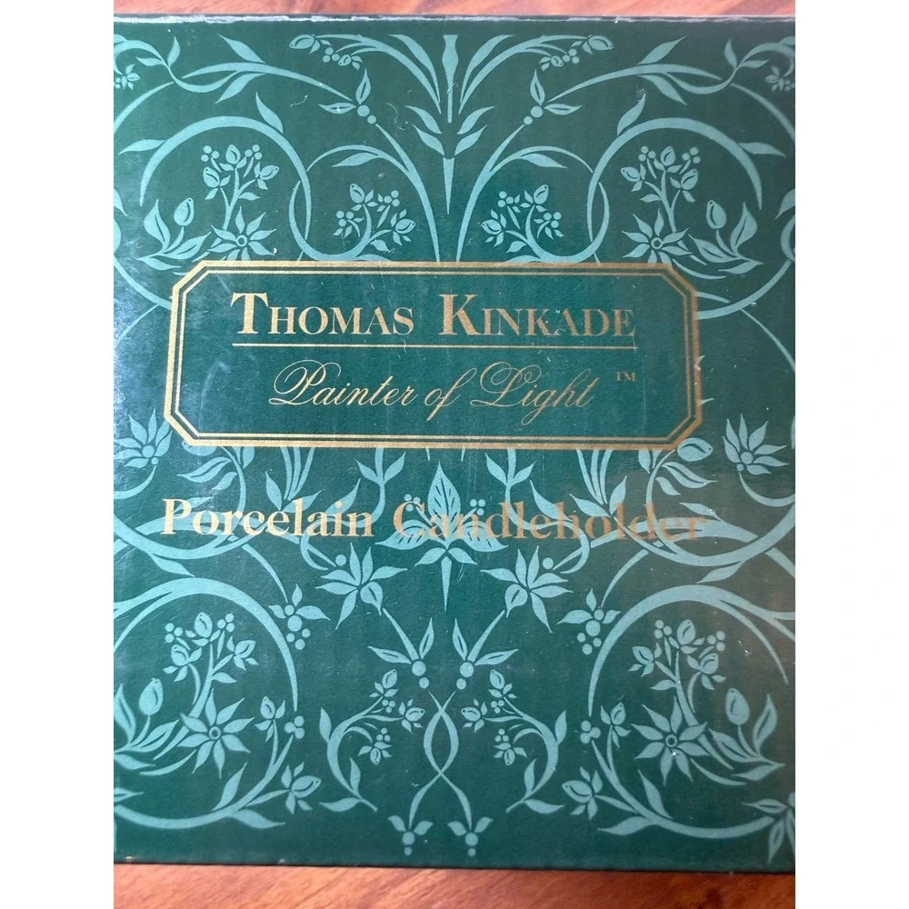 Thomas Kinkade Painter Of Light Country Cottages Votive Square Candle Holder 3